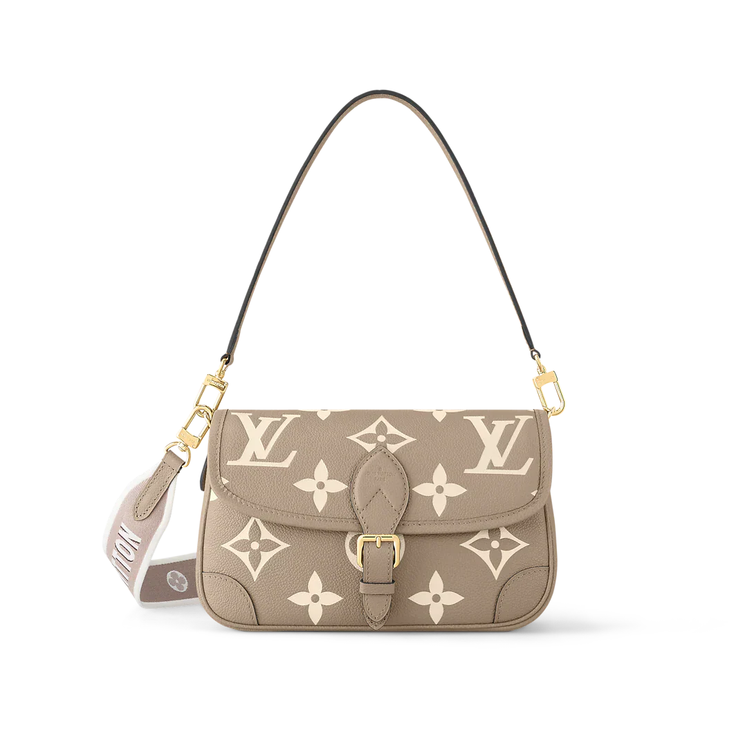 Louis Vuitton Diane Monogram Empreinte Tourterelle Beige cream Fashion Accessory