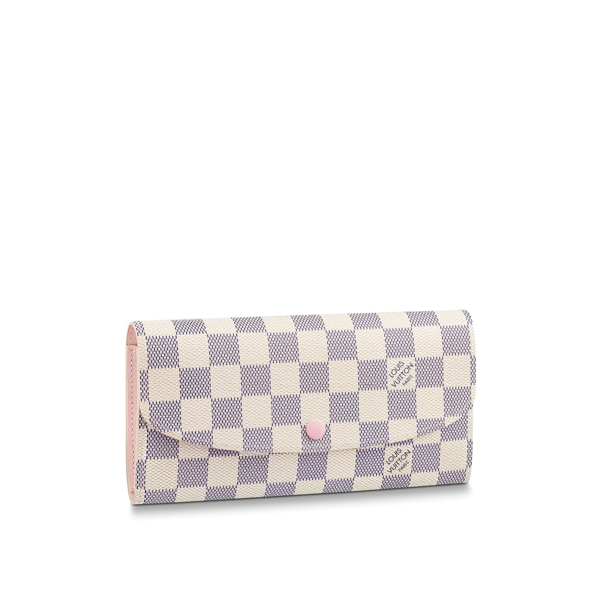 Louis Vuitton Azur Emilie Rose Ballerine Damier Wallet Case