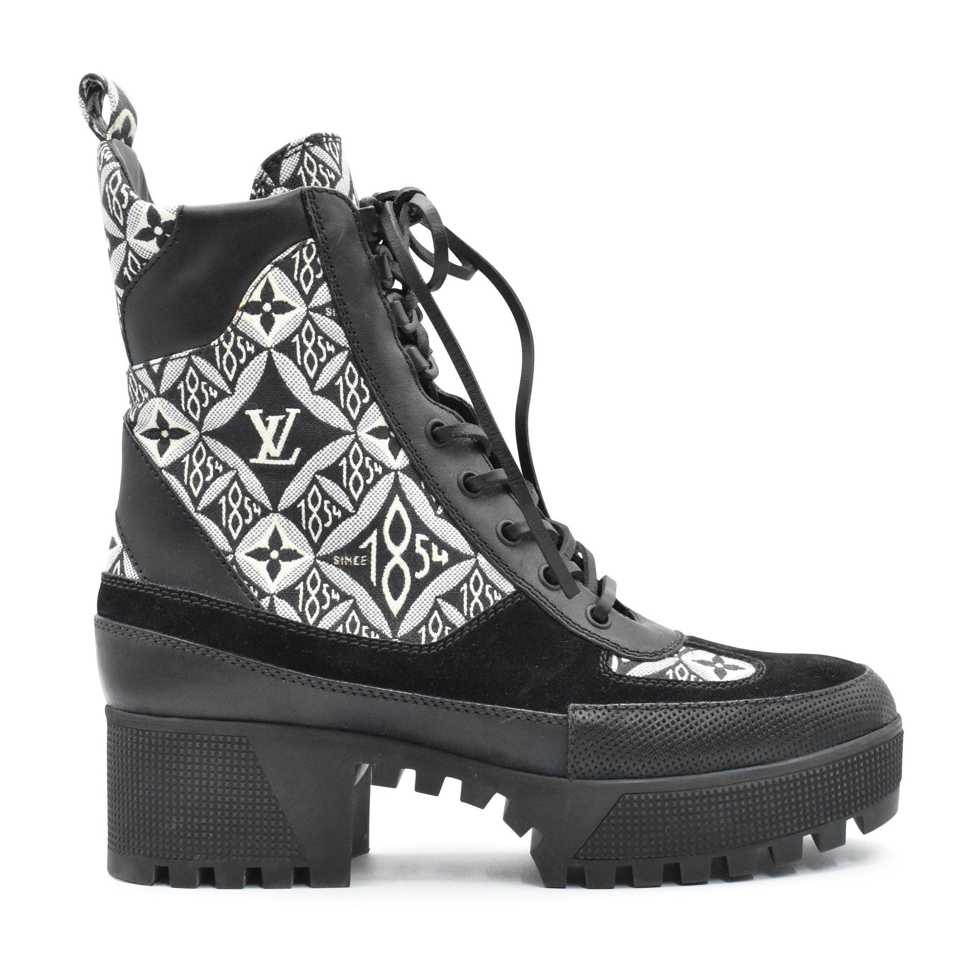 Louis Vuitton 'Laureate Desert Platform' Boots - Women's 38.5