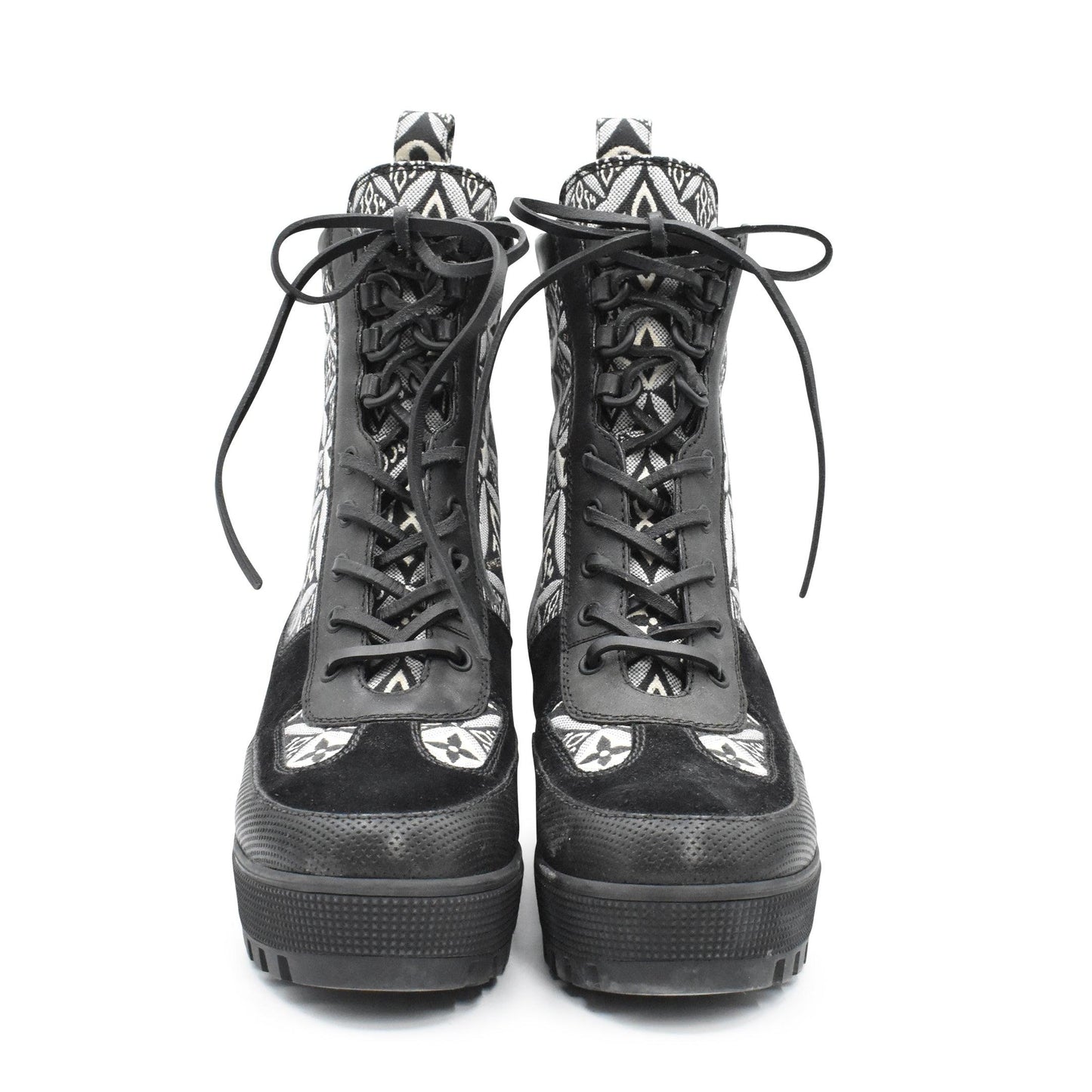 Louis Vuitton 'Laureate Desert Platform' Boots - Women's 38.5