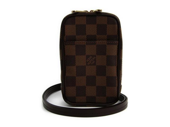 Louis Vuitton Okapi Gm Women Ebene Pouch Damier Shoulder Canvas Brown Shoulder Bag
