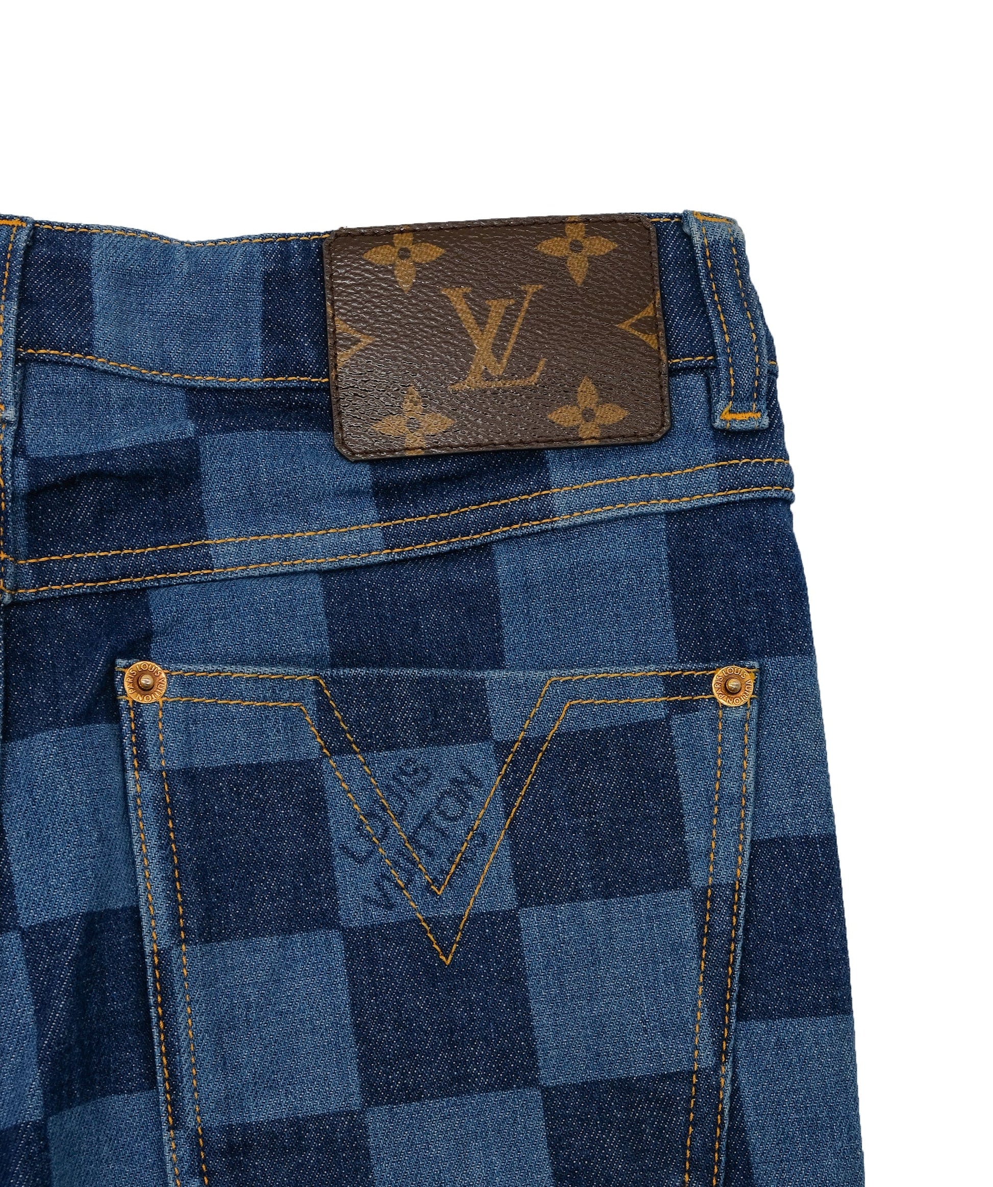 Louis Vuitton Damier jeans denim blue Fashion Apparel