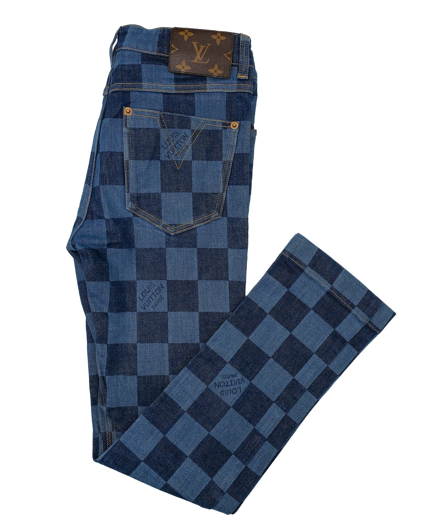 Louis Vuitton Damier jeans denim blue Fashion Apparel