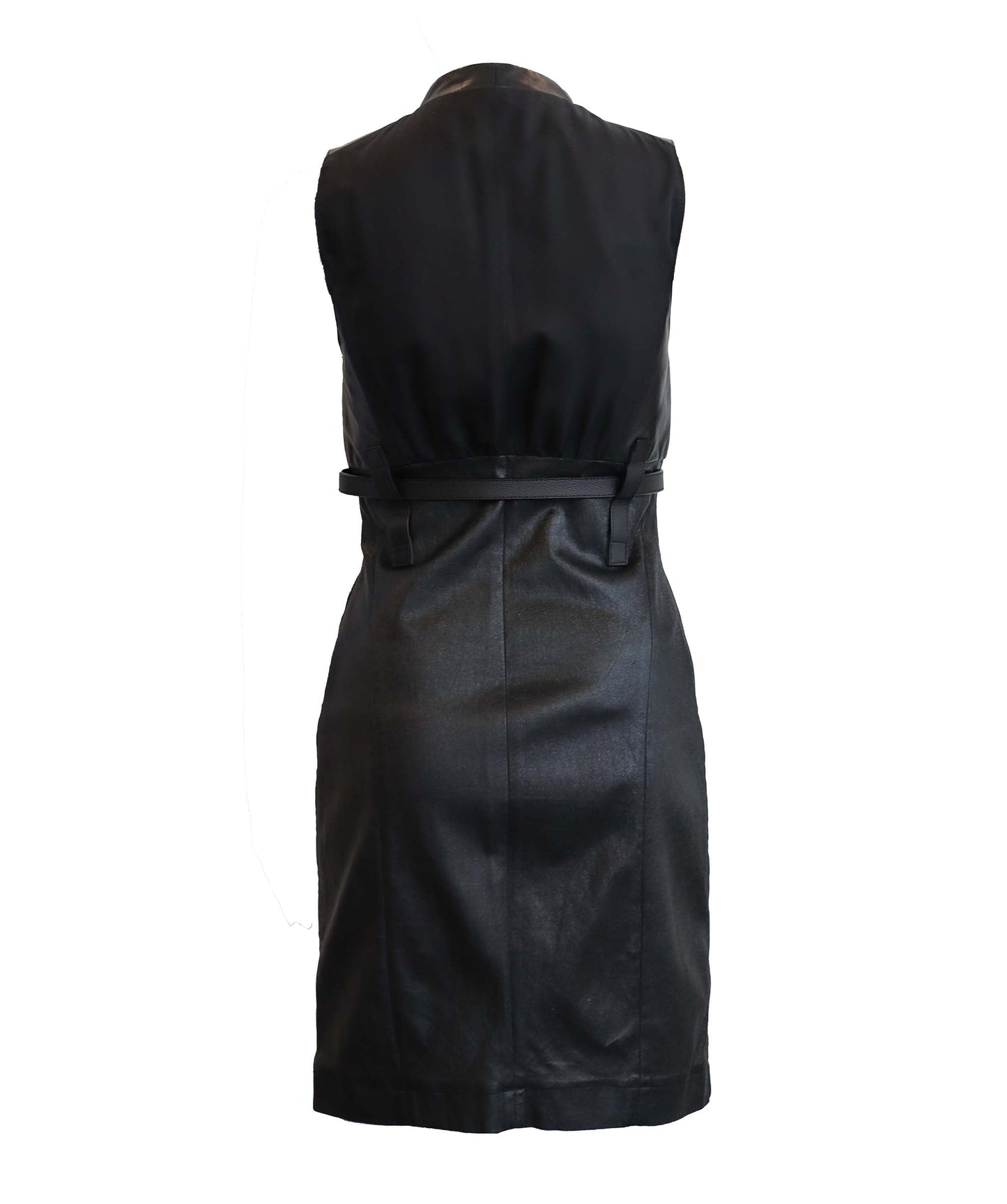 Louis Vuitton Leather Dress 36