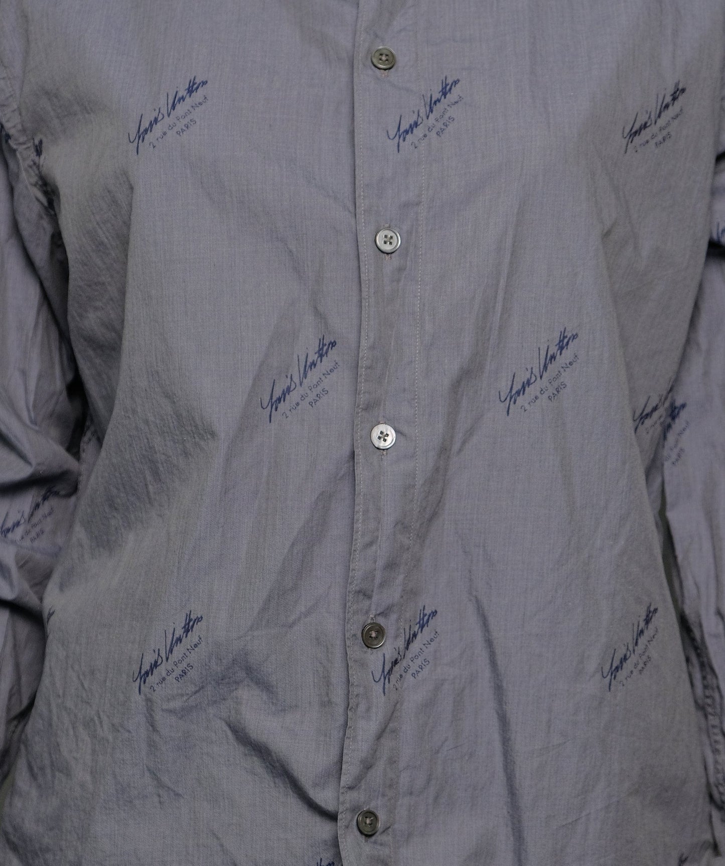 Louis Vuitton shirt for men Grey