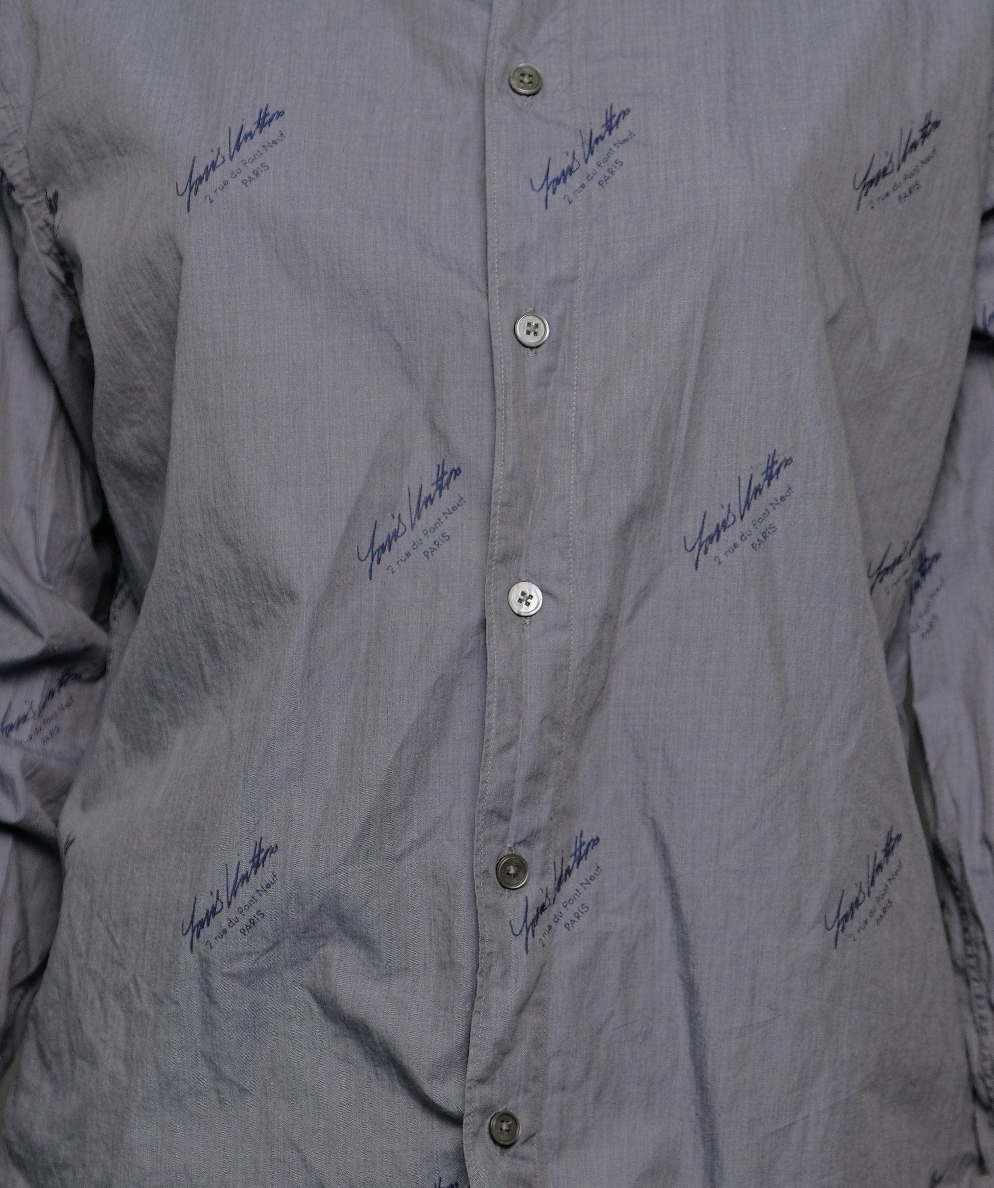Louis Vuitton shirt for men Grey