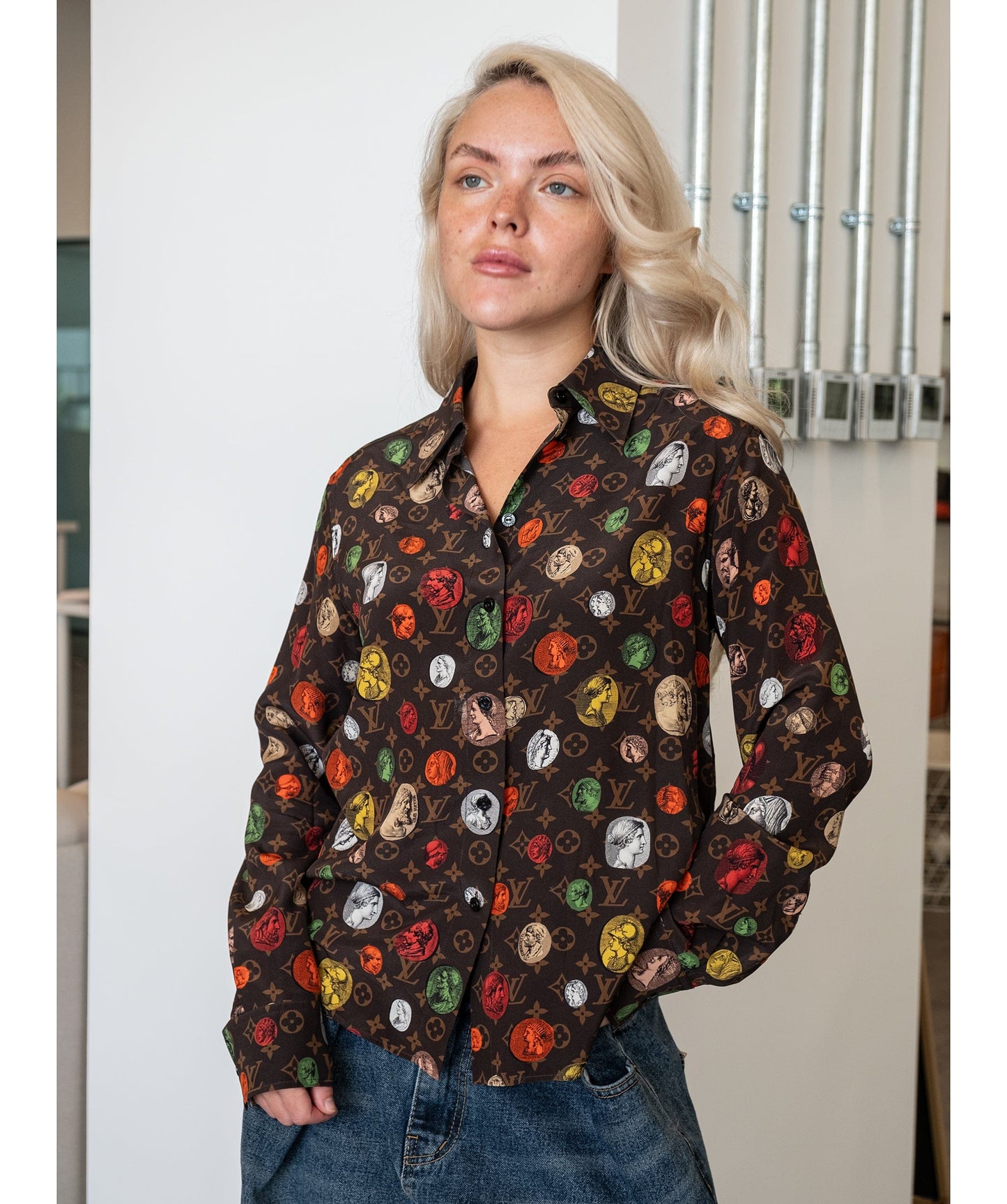 Louis Vuitton Shirt x Fornasetti