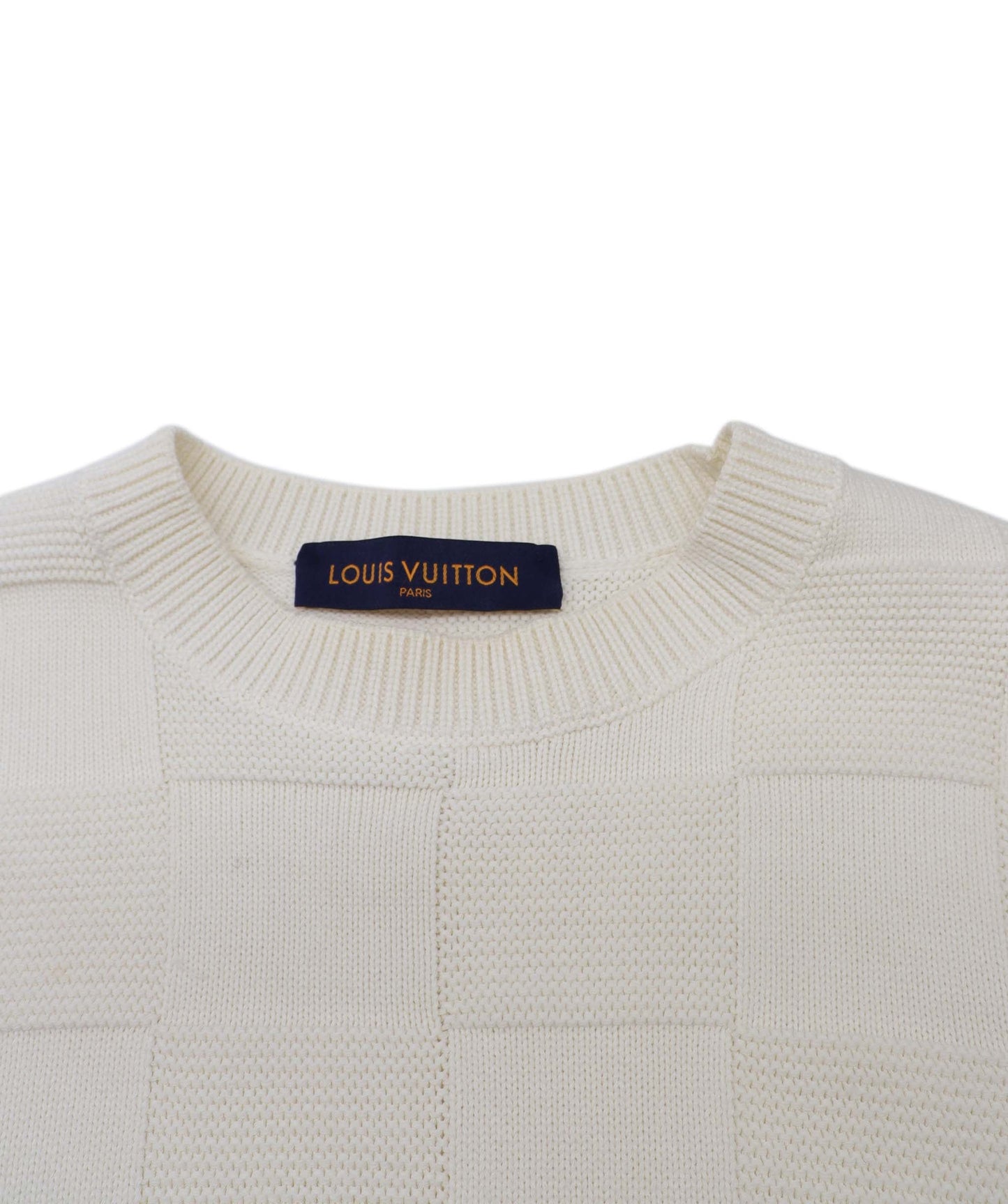 Louis Vuitton Sweater Cream Damier Size L