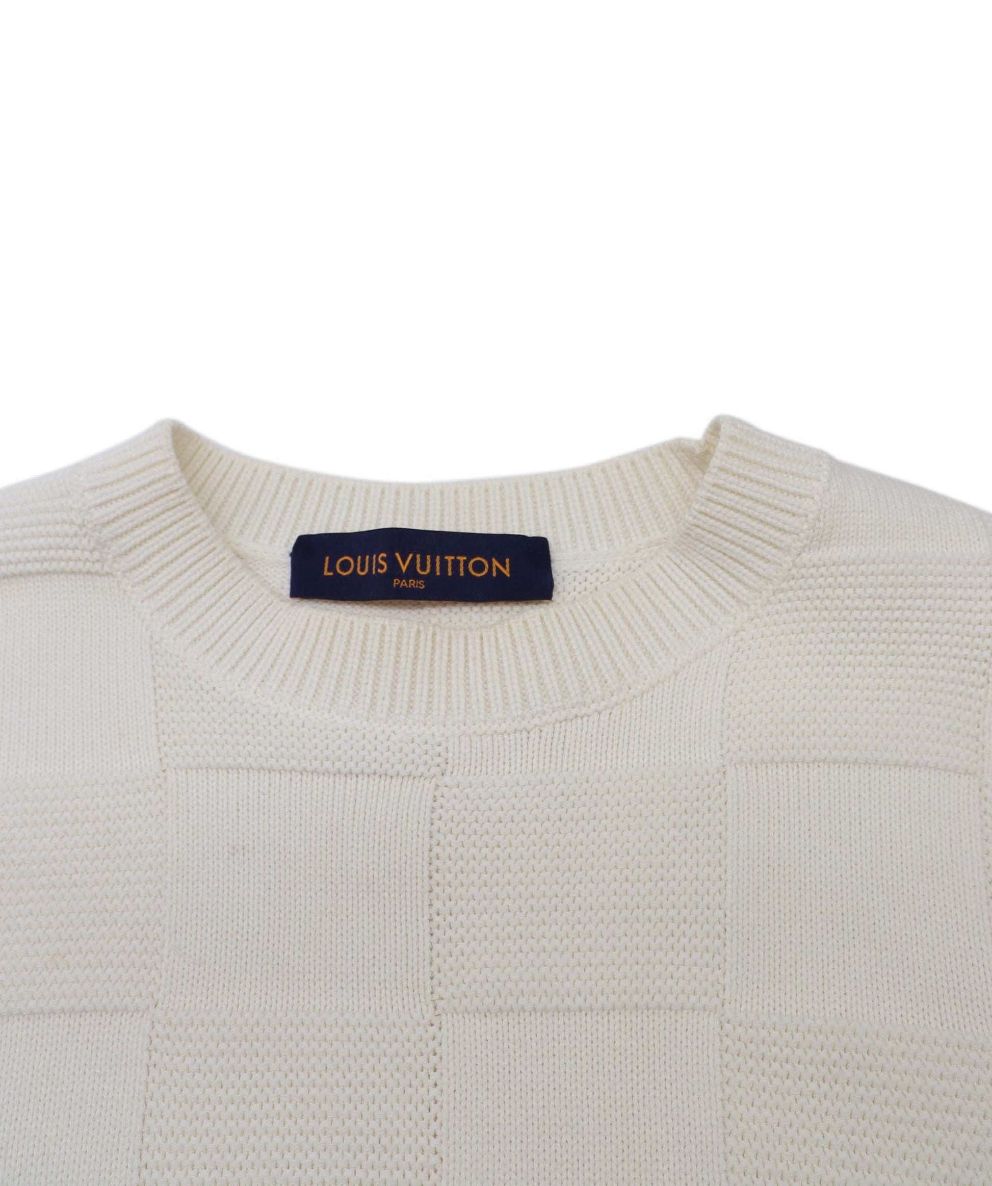 Louis Vuitton Sweater Cream Damier Size L