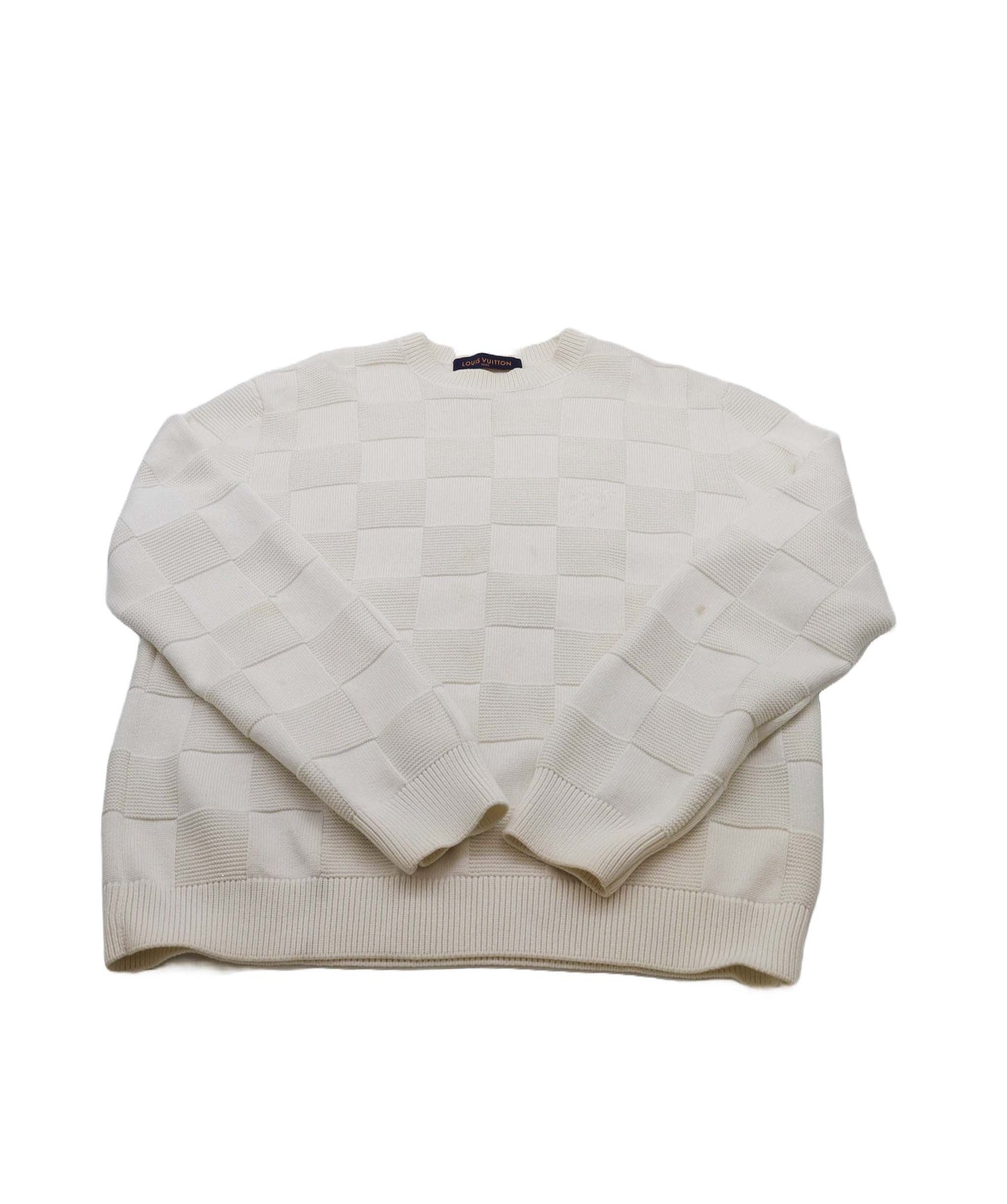 Louis Vuitton Sweater Cream Damier Size L