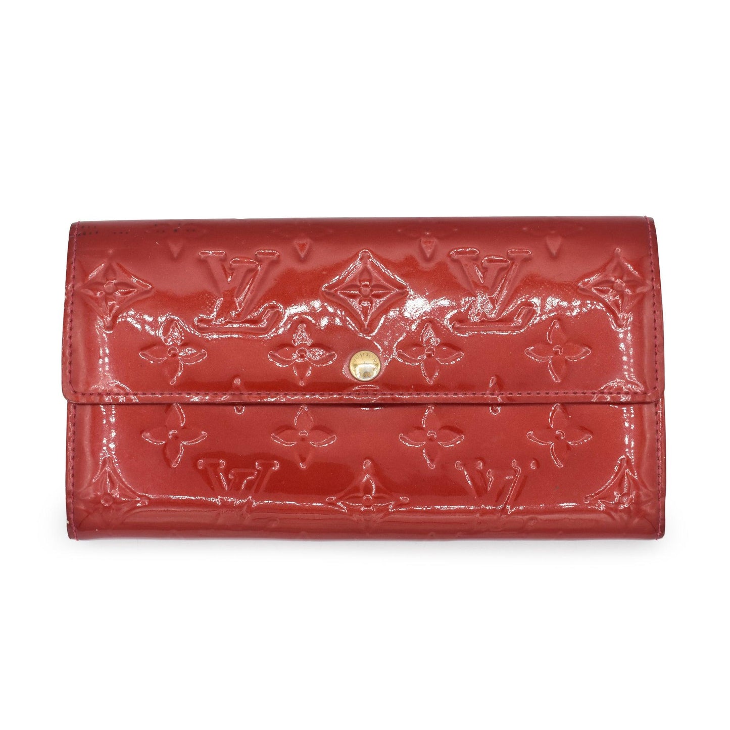Louis Vuitton Snap Wallet Red