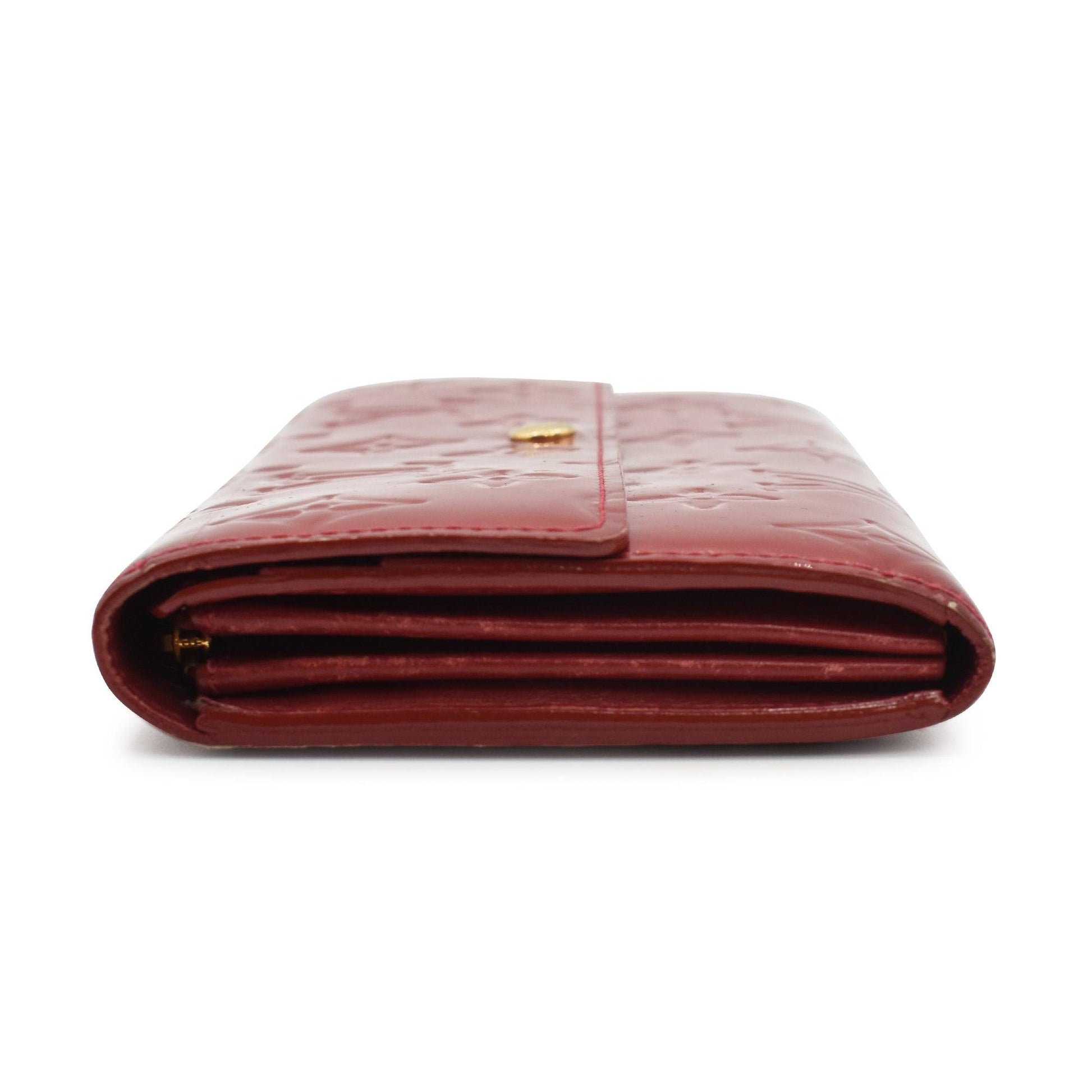 Louis Vuitton Snap Wallet Red
