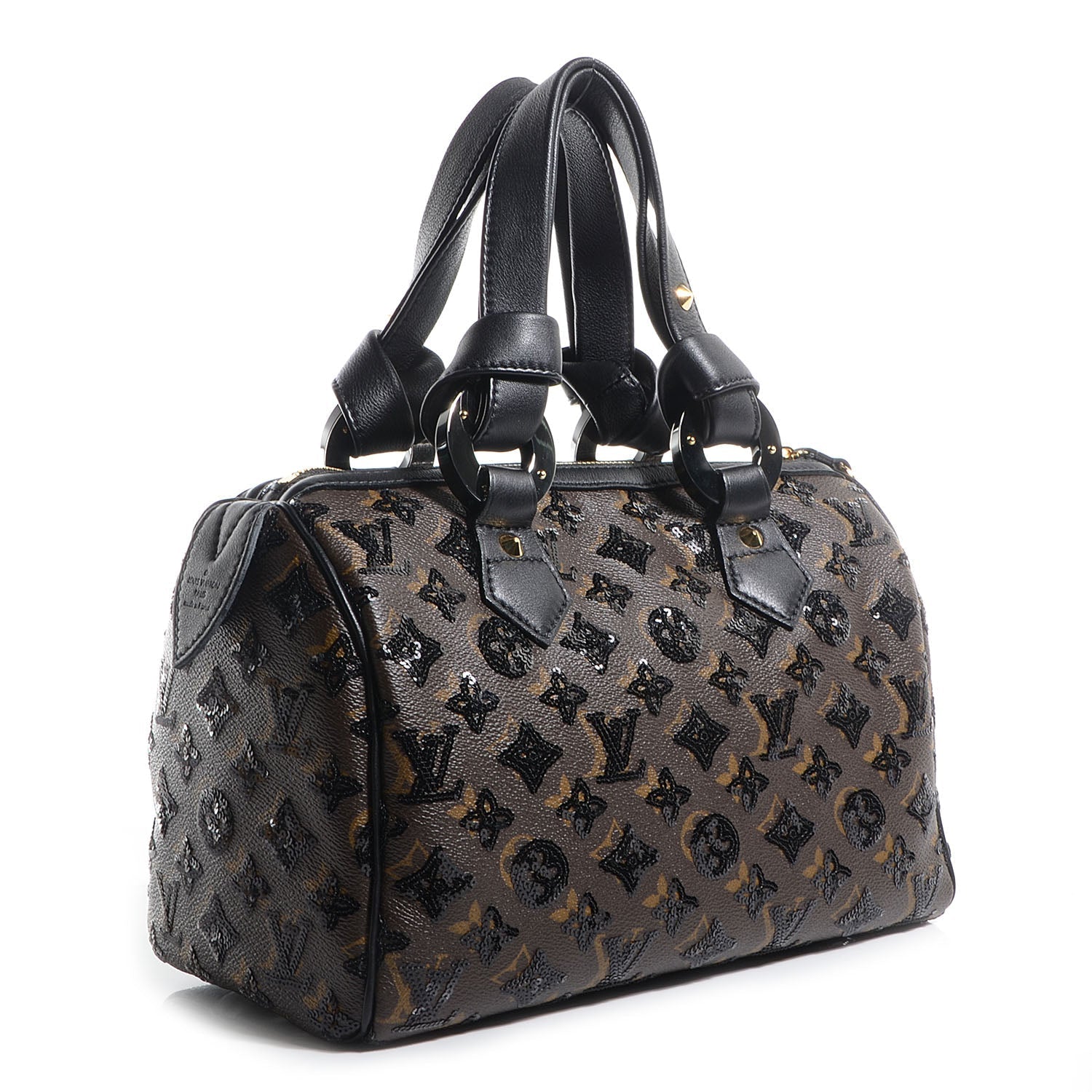 Louis Vuitton Sequins Eclipse Speedy 28 Monogram Handbag