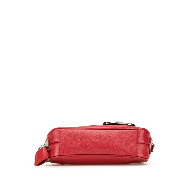 Prada Buckle Shoulder Bag Saffiano