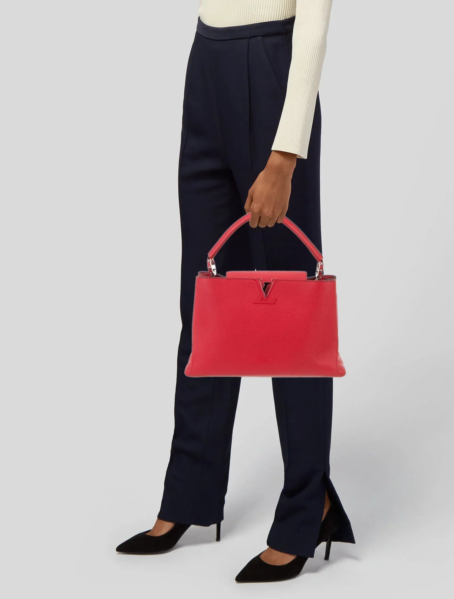 Louis Vuitton VEAU CASHMERE CHERRY MM Handbag