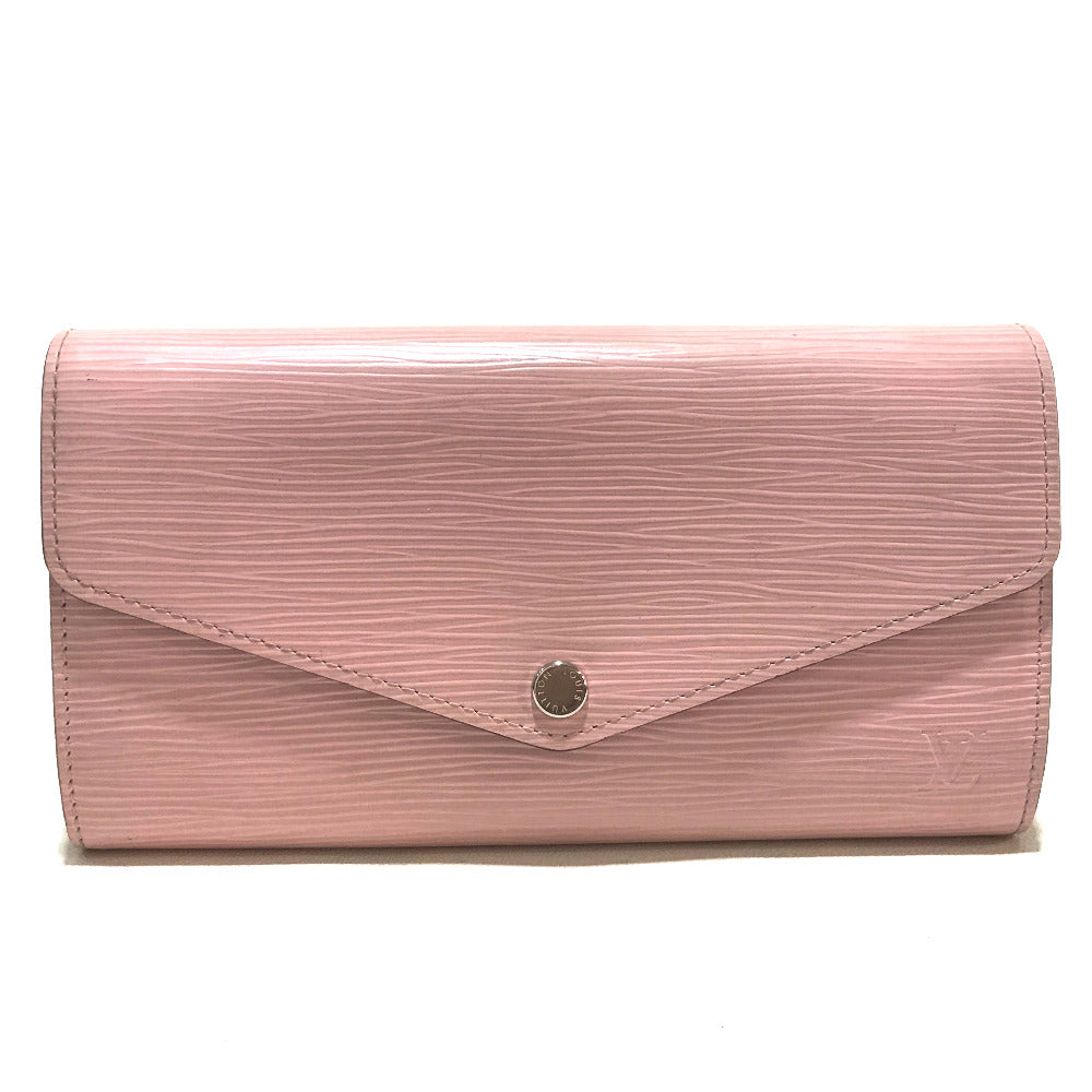 Louis Vuitton Folded M61394 Epi Portefeuille Leather Pink Wallet Case