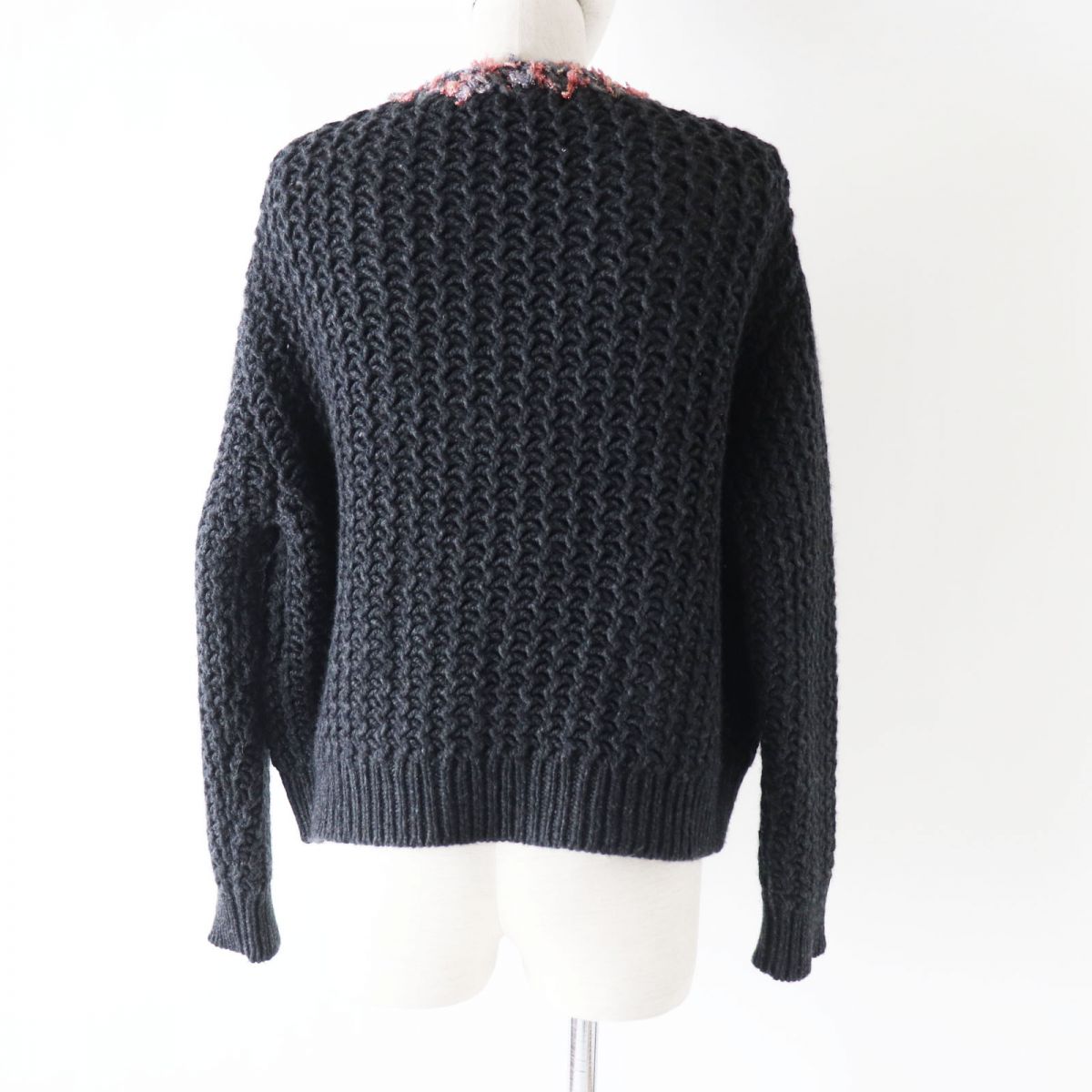 Chanel knit part 43 wool part 25 Gray Handbag