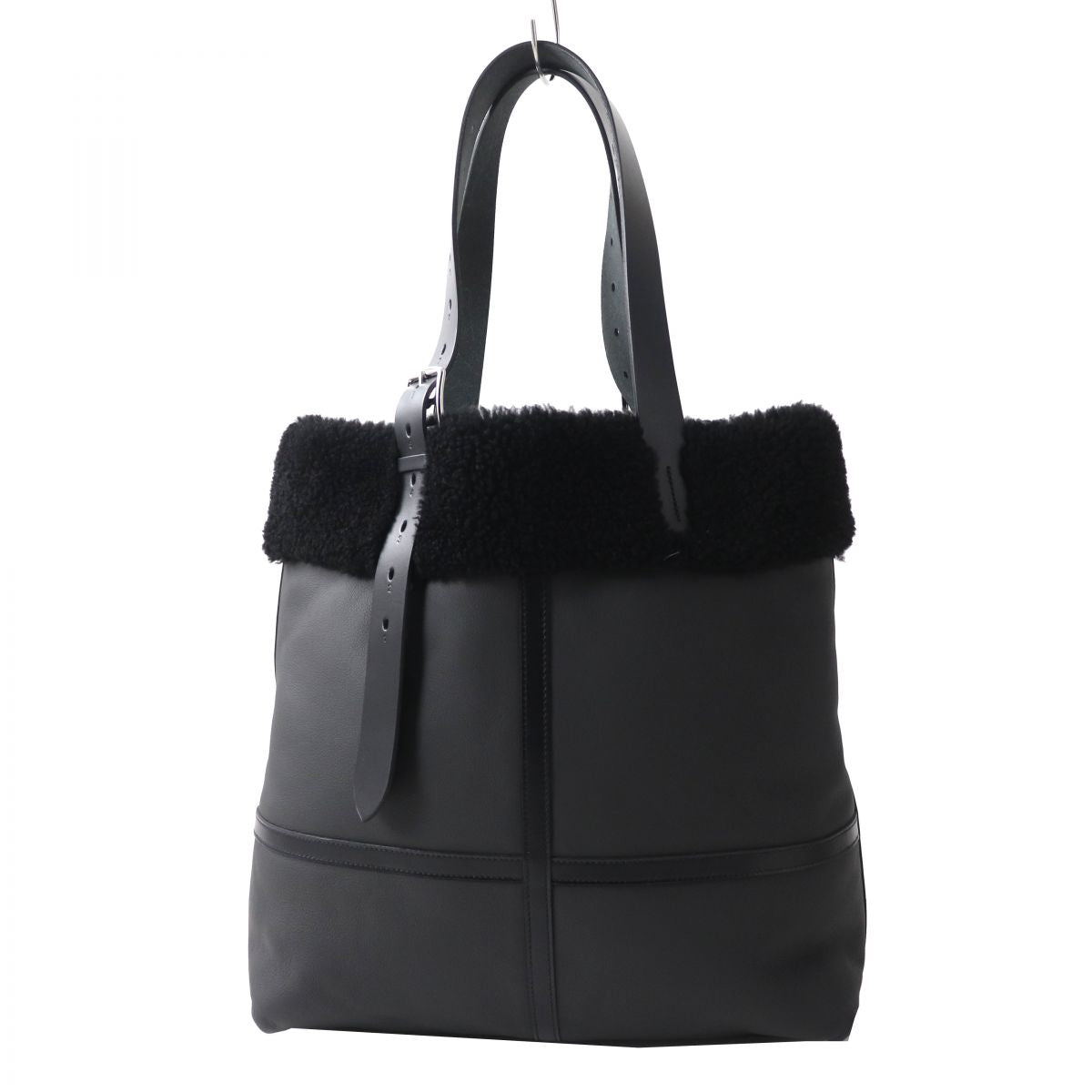 Tote Bag Taurillon Clemence Cristobal Black