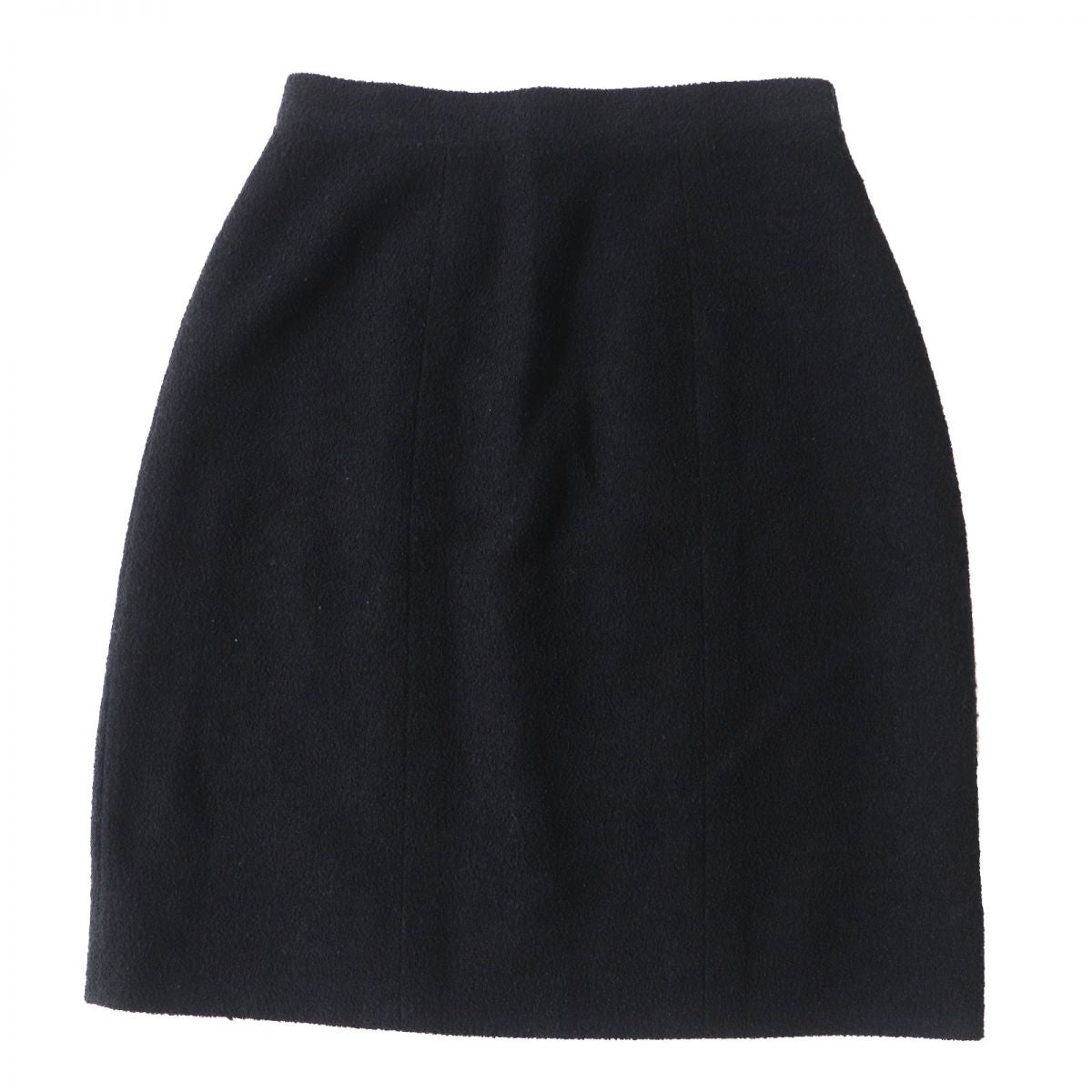 Chanel Tweed A Line Mini Skirt Black Size 36 Handbag