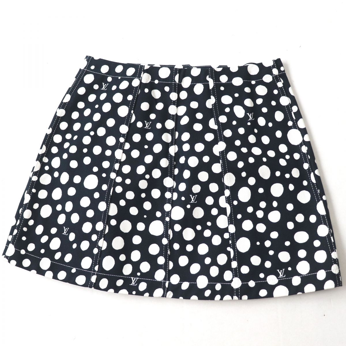 Louis Vuitton ty dot 38 Cotton White Navy Apparel