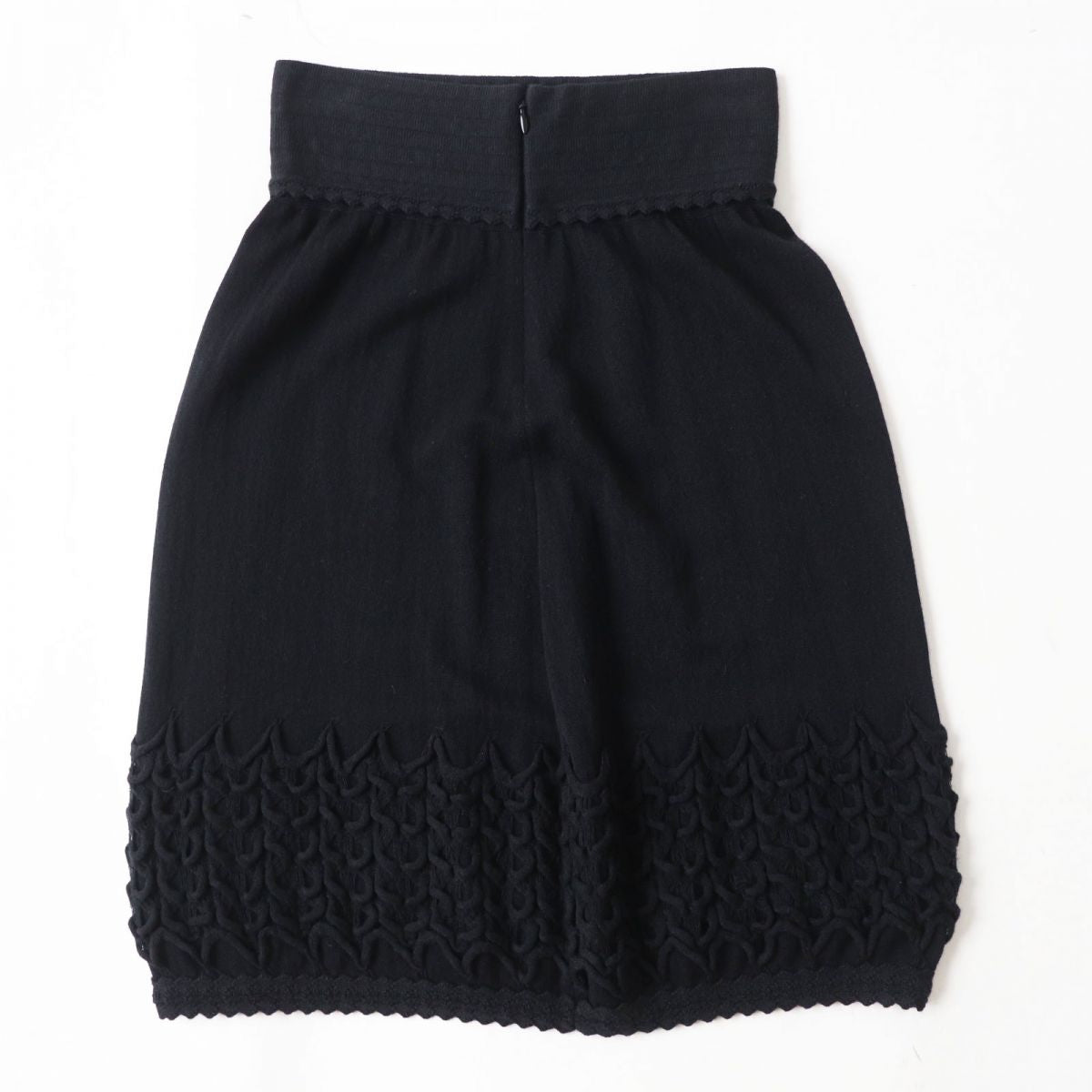 Chanel Women's Knit Skirt Black Size 36 Handbag