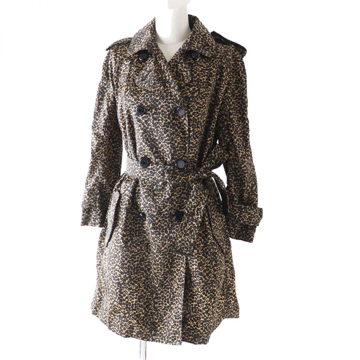 Louis Vuitton trench coat Image reference Leopard Brown Apparel