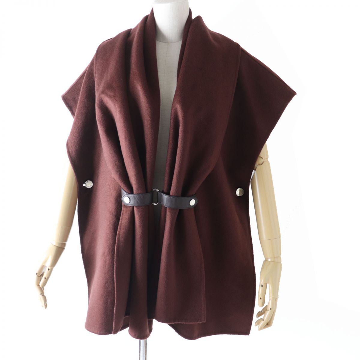 Vest Main: Cashmere, Part: Sheepskin Women Handbag Leather Brown Travel Bag
