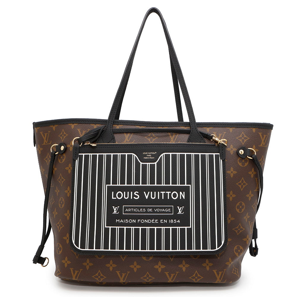 Louis Vuitton Neverfull・Inside Out BrownM11946 PVC Taurillon Tote Bag