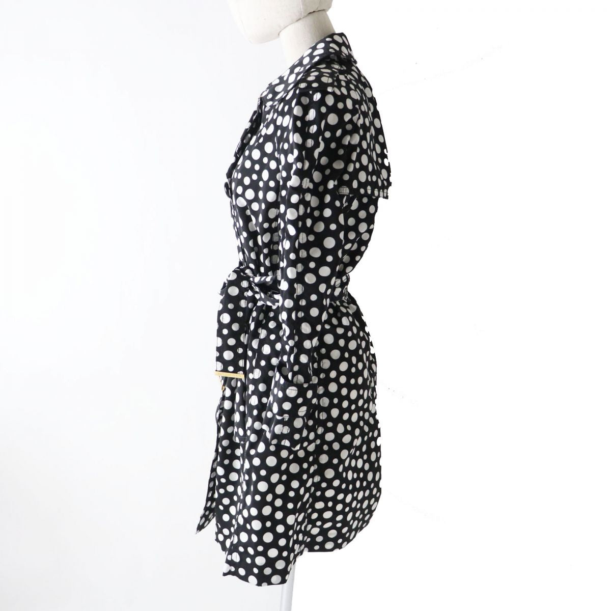 Louis Vuitton trench coat Image reference x Black White Apparel