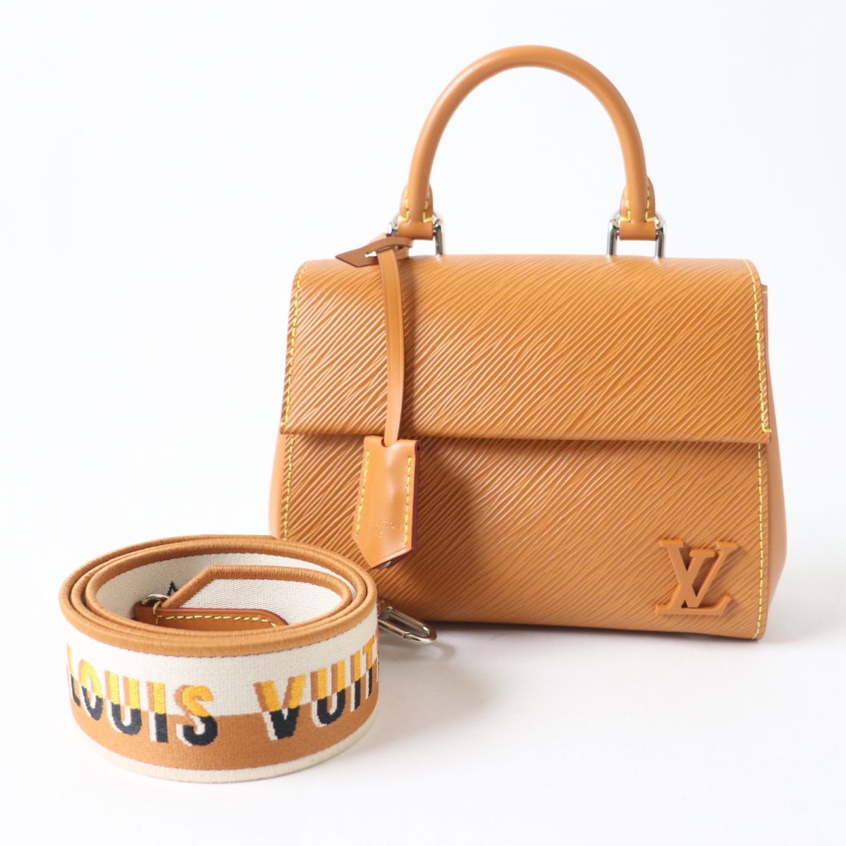 Louis Vuitton M54168 Epi golden honey Cluny Leather Shoulder Bag