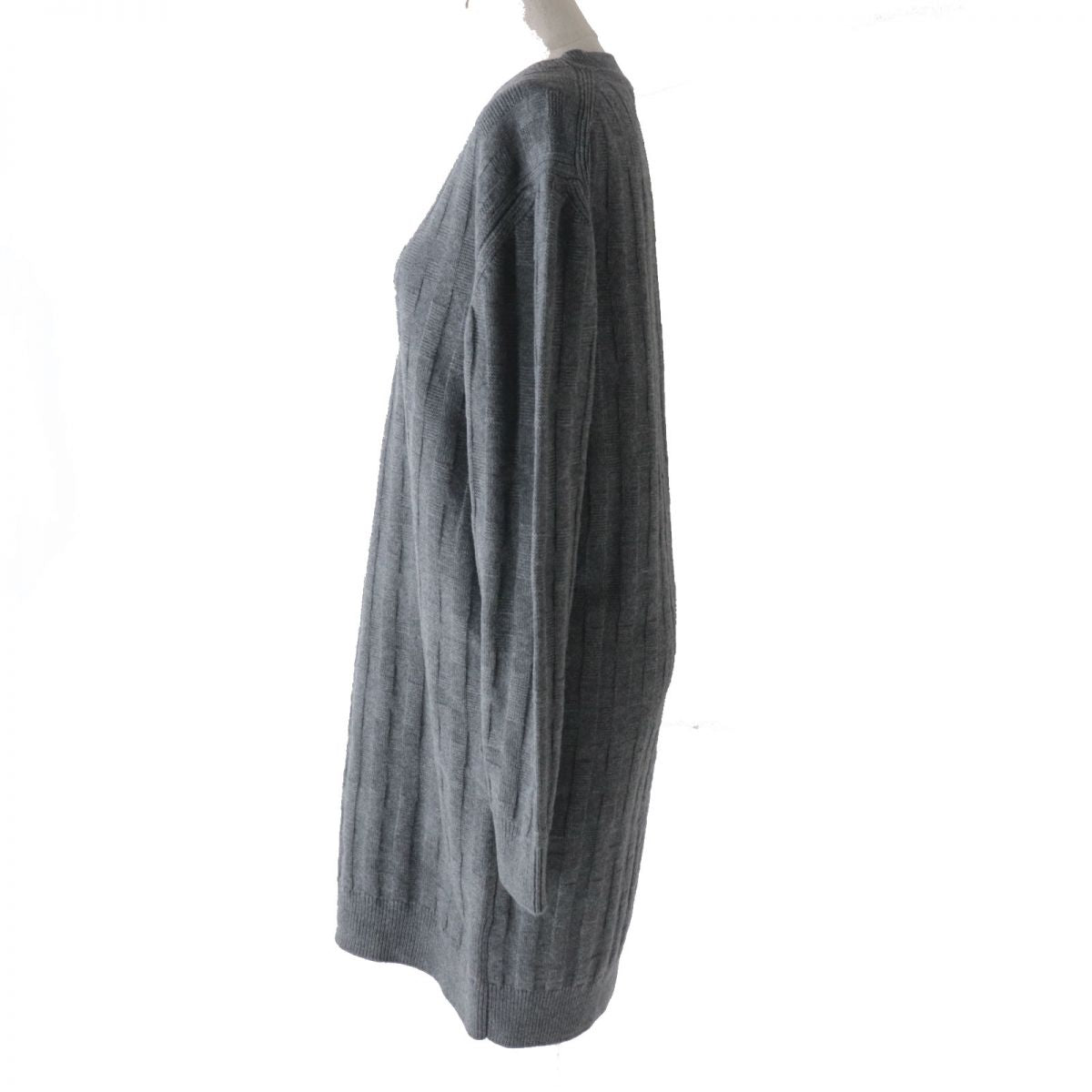 One Piece Main: Wool Grey H Pattern Travel Bag