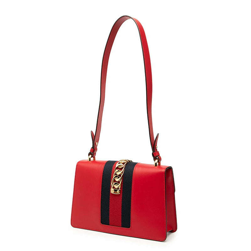 Gucci Sylvie Shoulder Bag Leather Bag 10