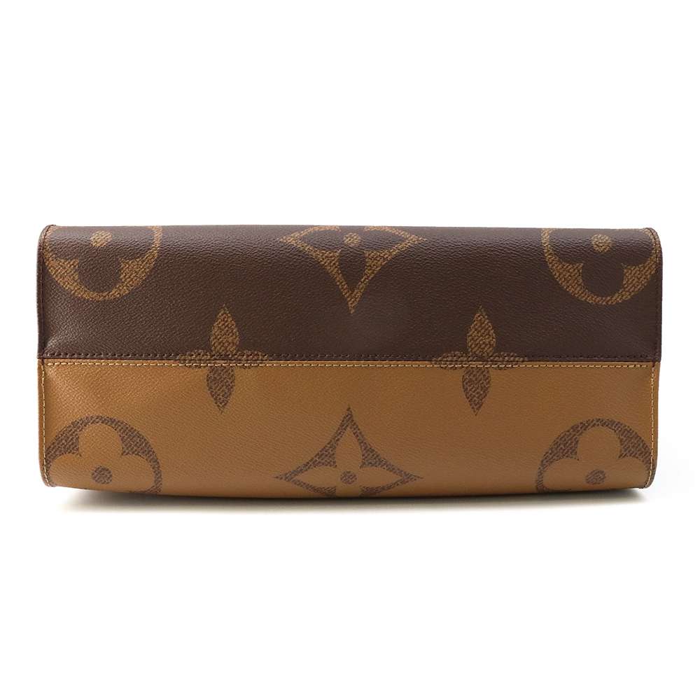 Louis Vuitton Onthego RedM45321 Reverse Giant Monogram Canvas Handbag 4