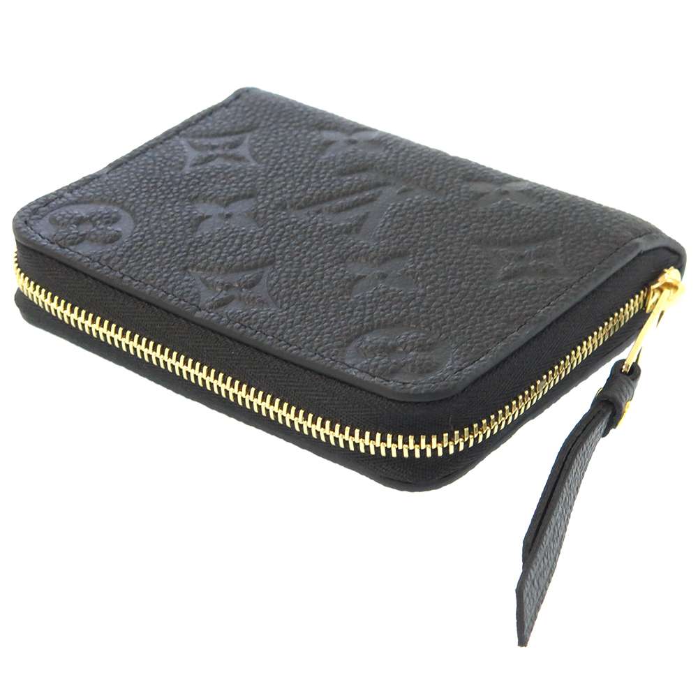 Louis Vuitton Zippy Coin Purse NoirM60574 Monogram Empreinte Leather Wallet Case