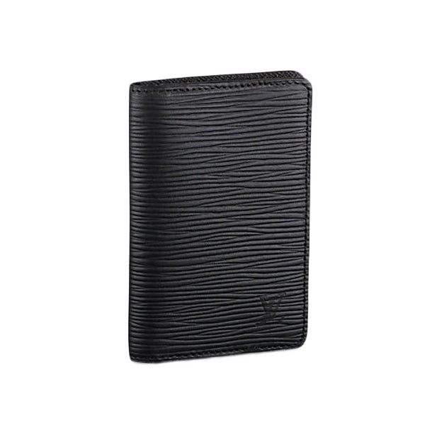 Louis Vuitton name holder M60642 Epi Noir Leather Wallet Case