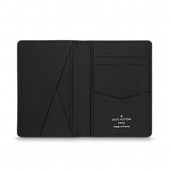 Louis Vuitton name holder M60642 Epi Noir Leather Wallet Case