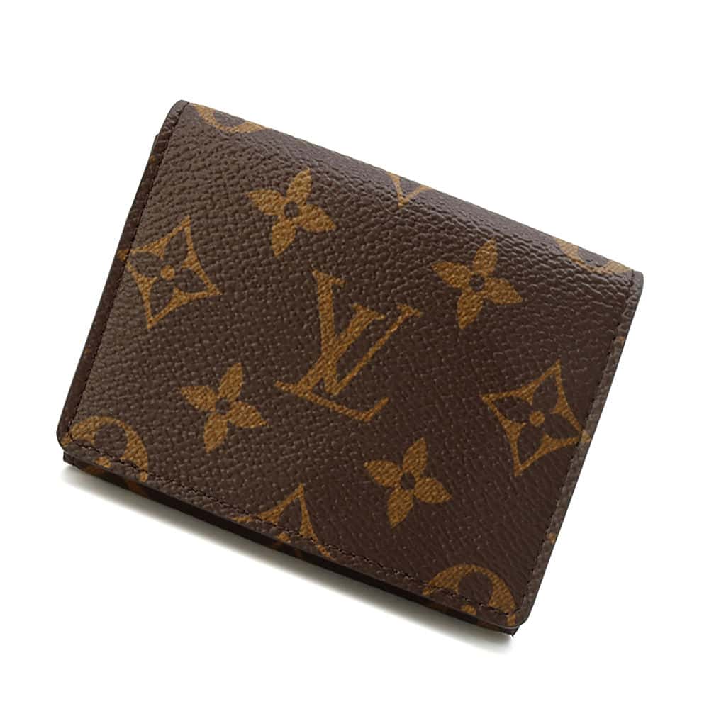 Louis Vuitton Buisiness Card Holder BrownM63801 Monogram Wallet Case