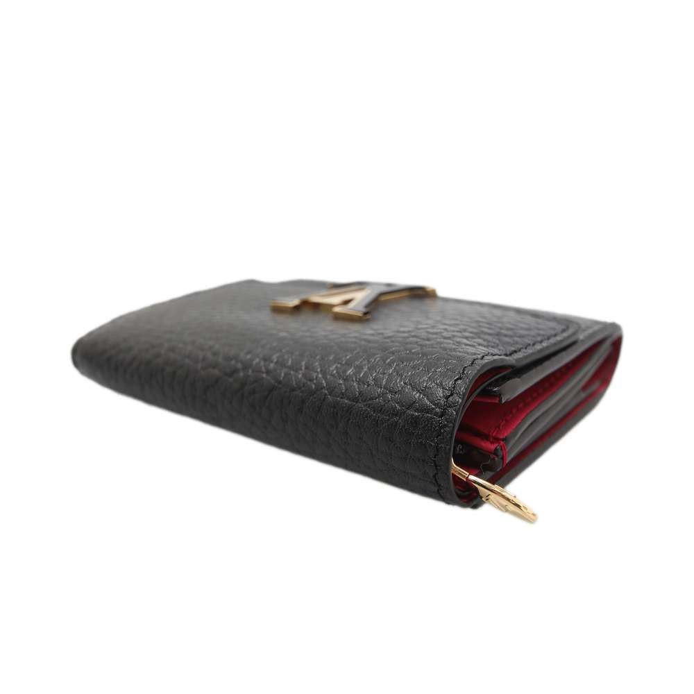 Louis Vuitton Portefeuille Capucine NoirM68587 Taurillon Hat 2