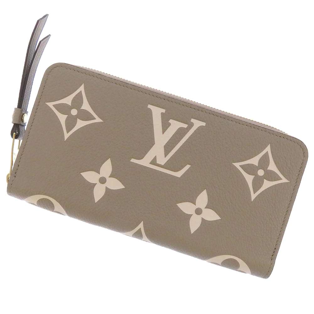 Louis Vuitton Zippy Tourterelle claimM69794 Monogram Empreinte Leather Wallet Case