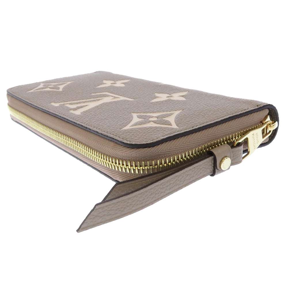 Louis Vuitton Zippy Tourterelle claimM69794 Monogram Empreinte Leather Wallet Case
