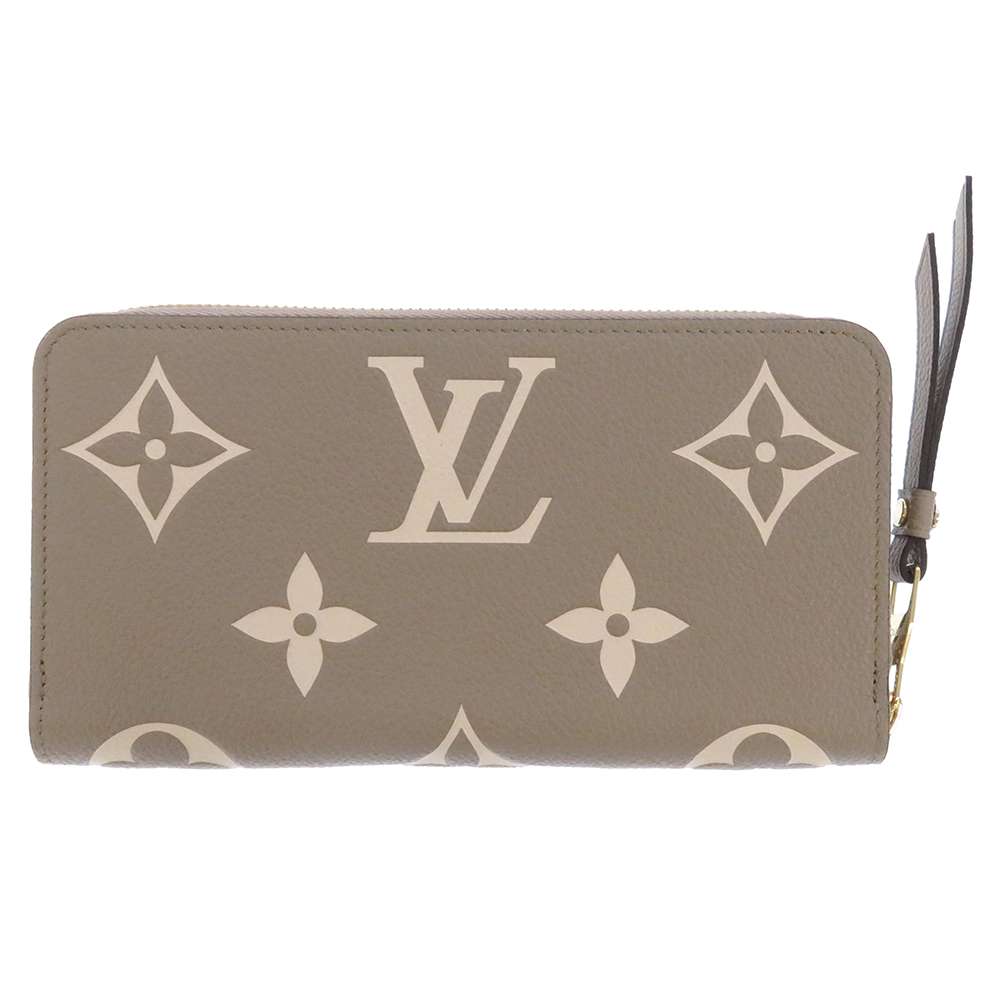 Louis Vuitton Zippy Tourterelle claimM69794 Monogram Empreinte Leather Wallet Case