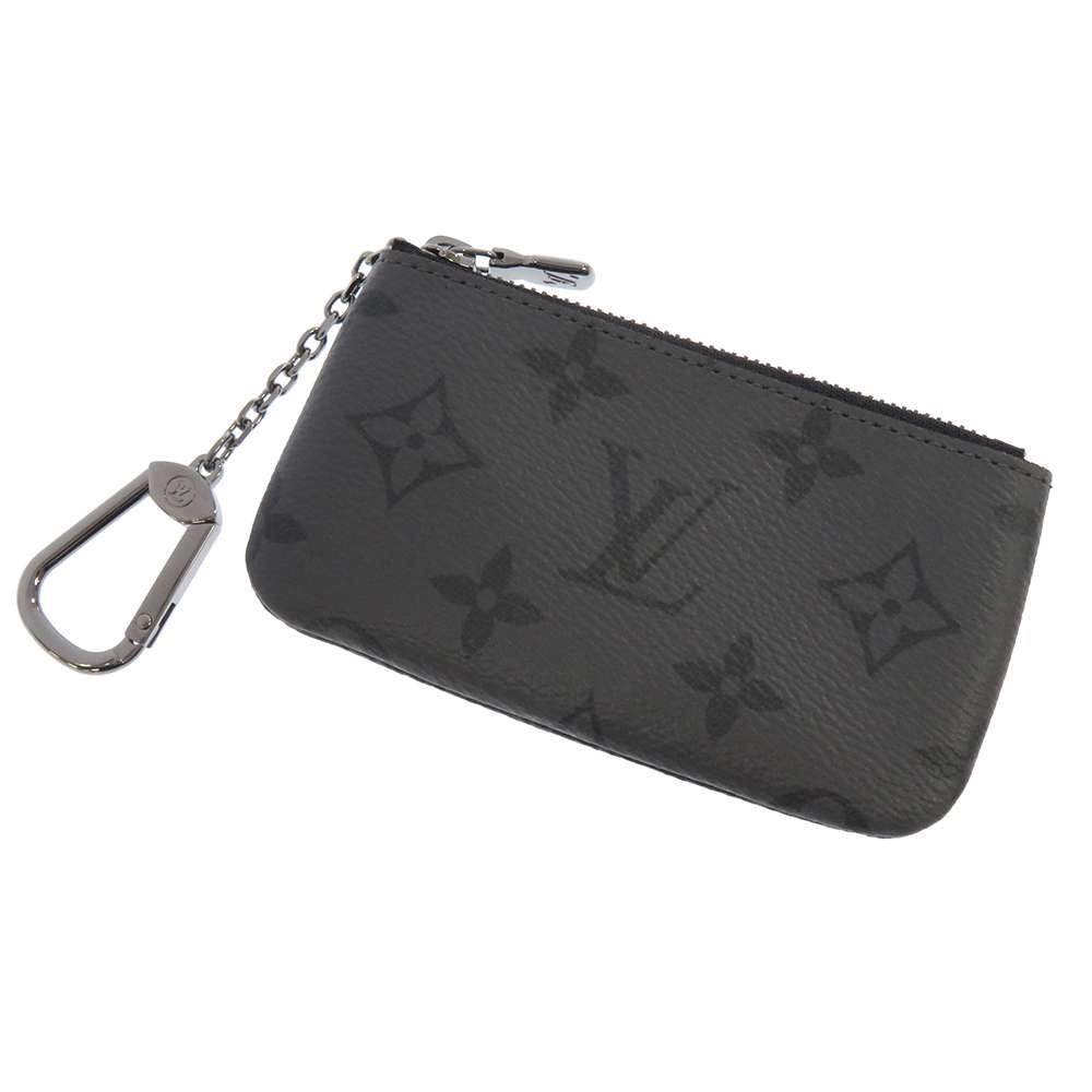 Louis Vuitton Pochette Cles NoirM80905 Eclipse Monogram Wallet Case