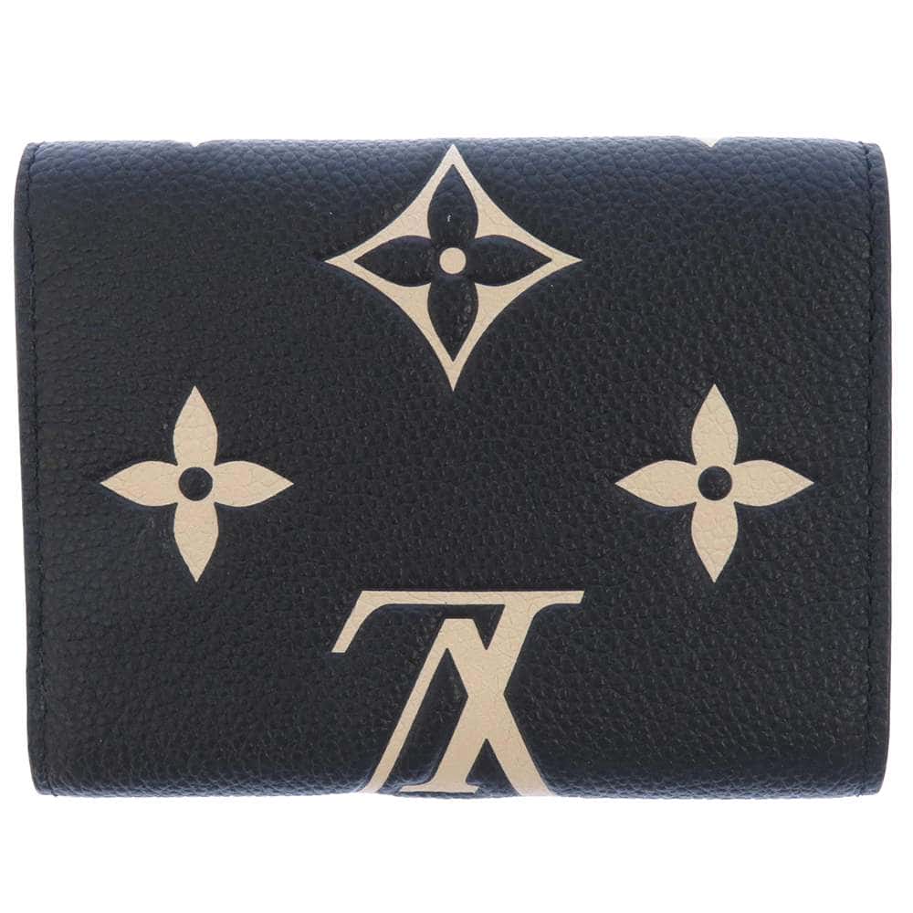 Louis Vuitton Portefeuille Victorine ClaimsM80968 Monogram Noir Leather Empreinte Handbag