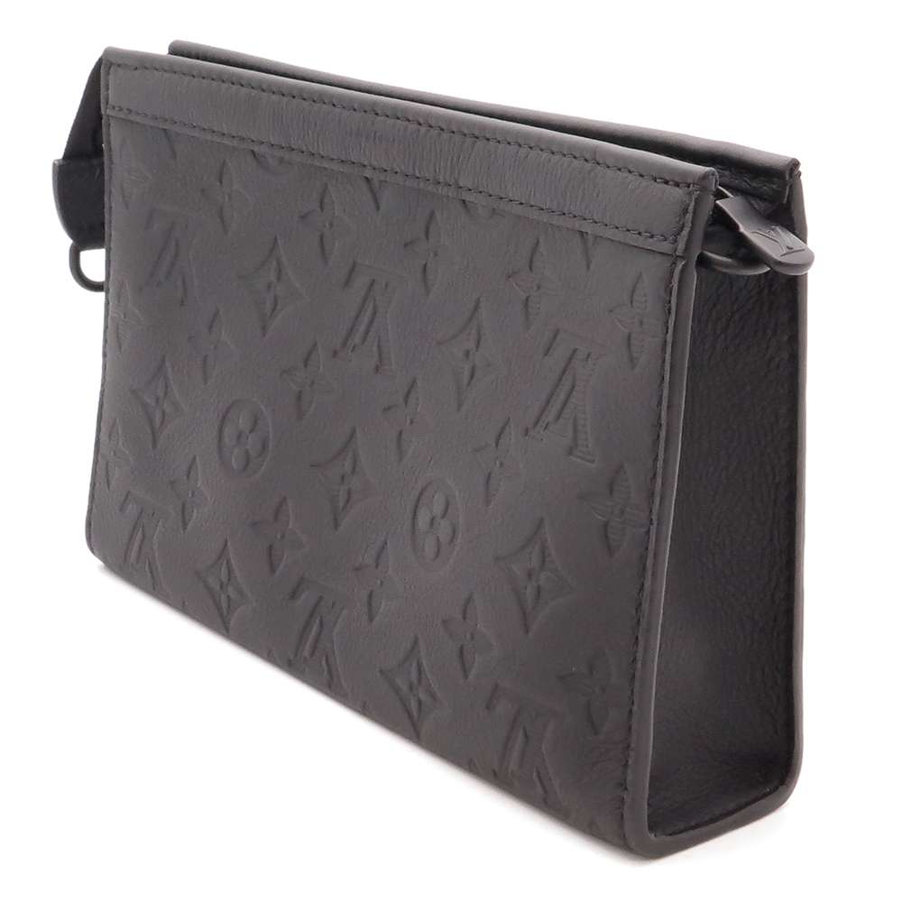 Louis Vuitton Gaston Wearable NoirM81115 Shadow Monogram Wallet Case 4