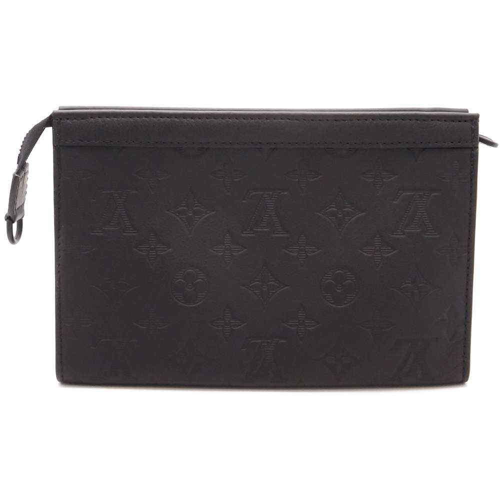 Louis Vuitton Gaston Wearable NoirM81115 Shadow Monogram Wallet Case 4