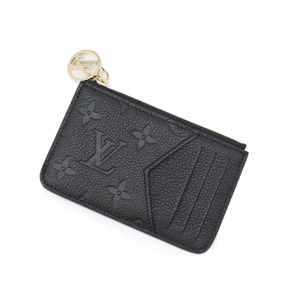Louis Vuitton Card Porto Cult Romy NoirM81883 Monogram Empreinte Leather Wallet Case 2