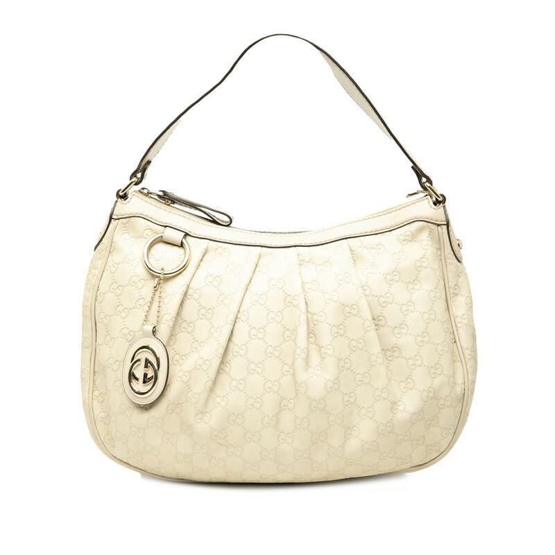 Gucci ssima Shoulder Bag Leather Bag 10