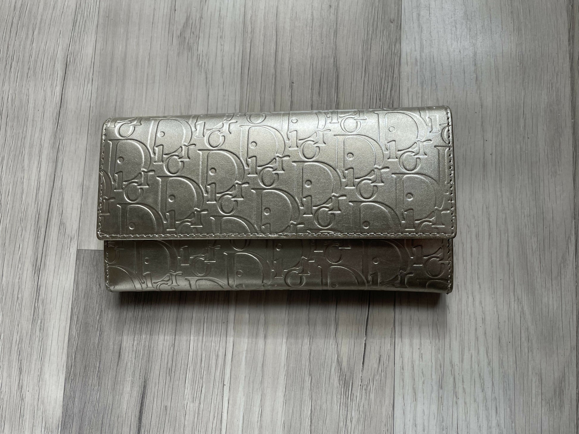 Dior Handbag wallet Gold