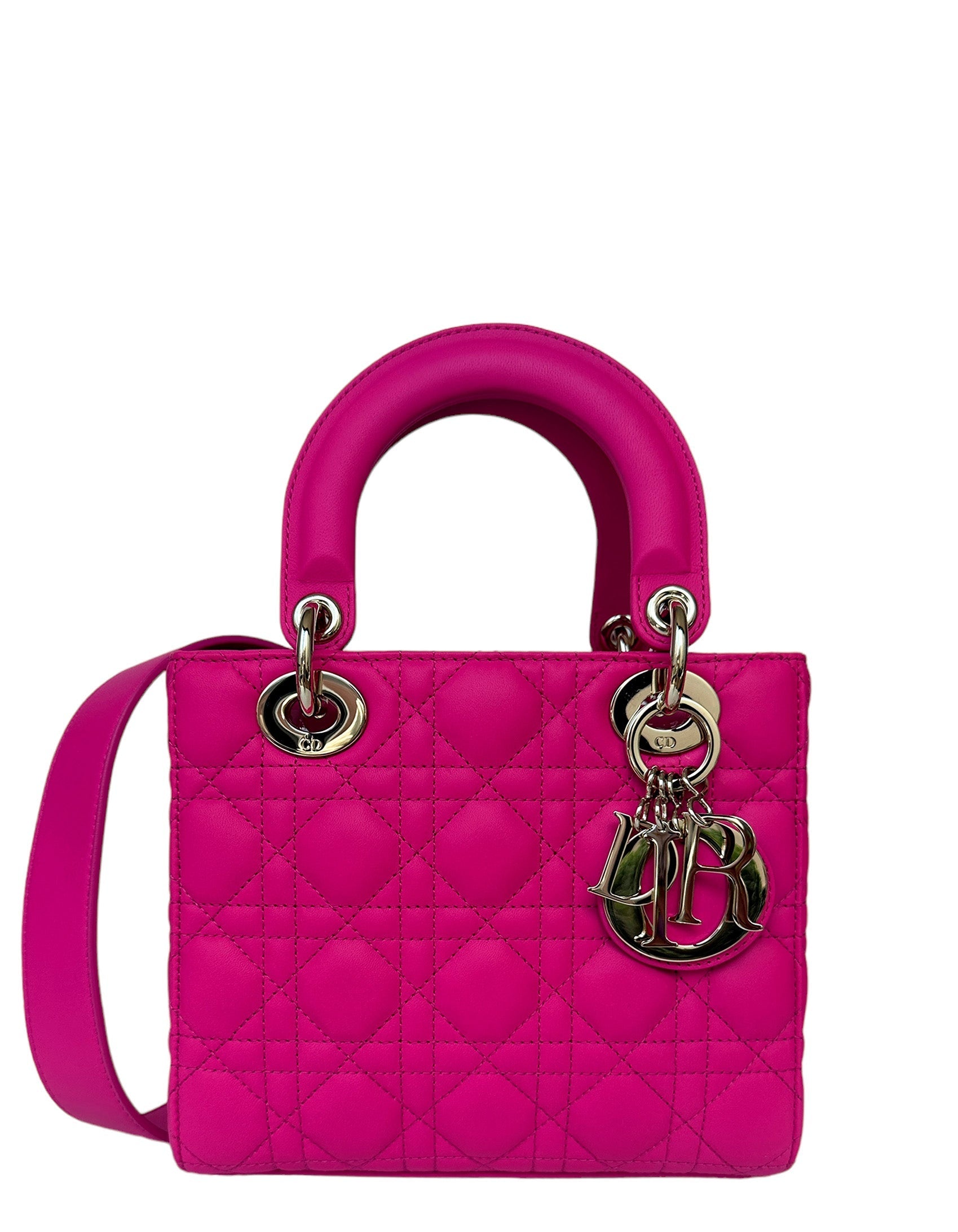 Dior Handbag My ABC Lady Bag Leather Pink Small Crossbody Bag