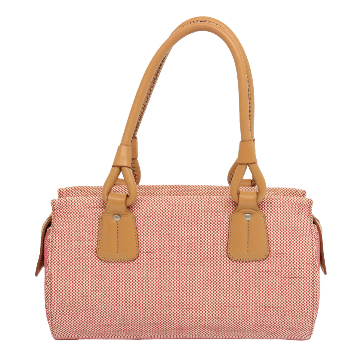 Burberry Luxury Tote Bag Auth Mr023 Canvas Red